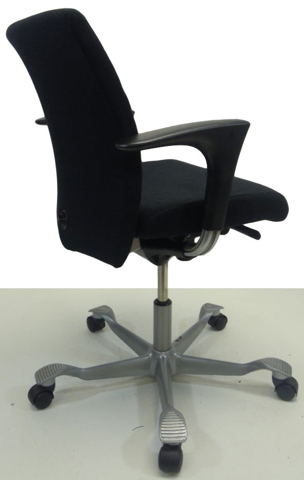 Bureaustoel HAG H04 zwart nieuwe stof