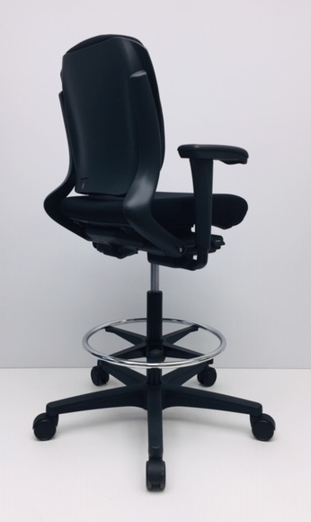 Kassastoel, loketstoel Ahrend 230 zwart nieuwe stof