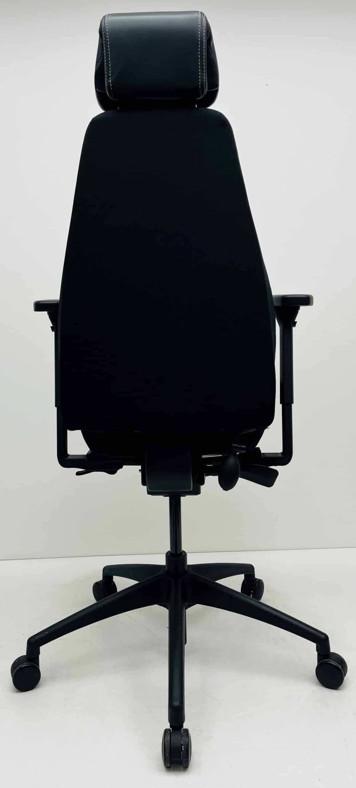 Bureaustoel S&M met hoofdsteun zwart