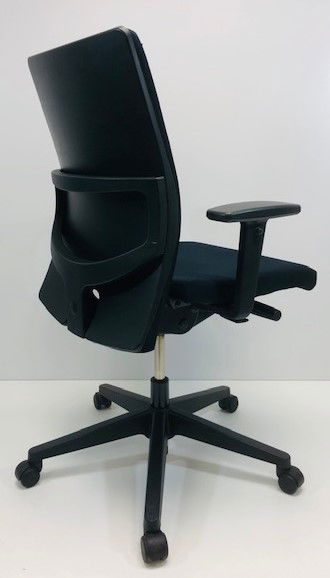 Bureaustoel Comforto D39 zwart dichte rug