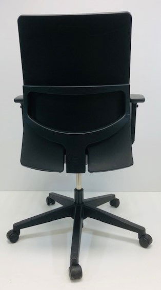 Bureaustoel Comforto D39 zwart dichte rug