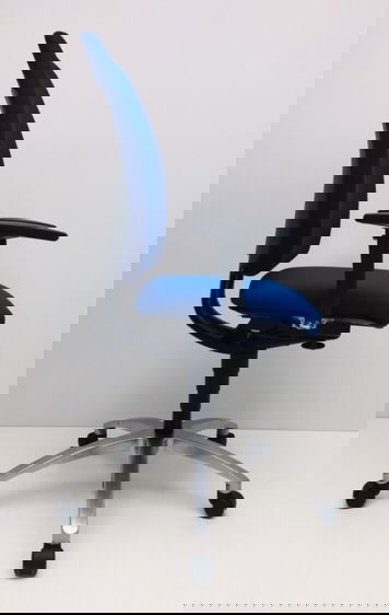 Bureaustoel Drabert Entrada hoge rug blauw