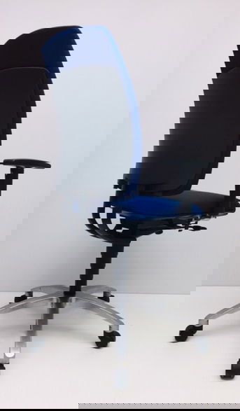 Bureaustoel Drabert Entrada hoge rug blauw