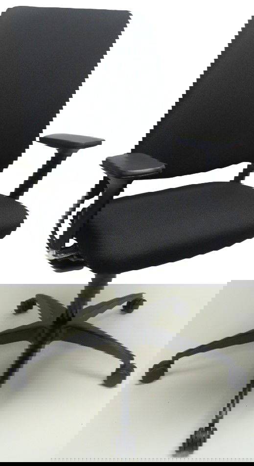 Bureaustoel Drabert Salida zwart nieuwe stof