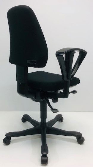 Bureaustoel Kinnarps 8000 zwart nieuwe stof