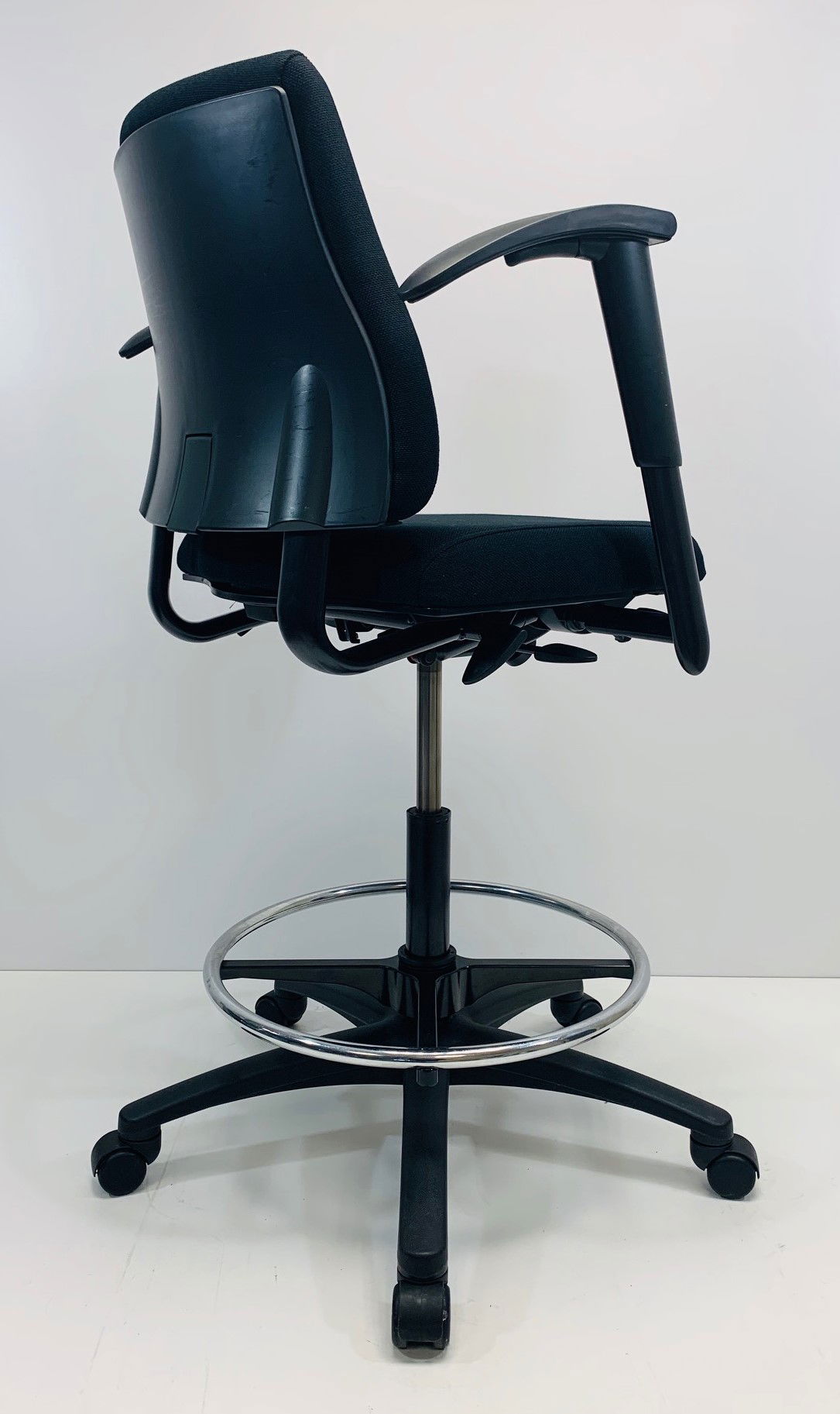 Kassastoel, loketstoel, bootstoel BMA Axia Office middelhoge rug nieuwe stof