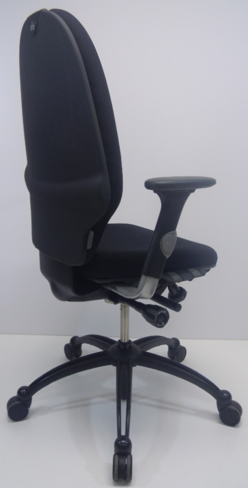 Bureaustoel RH Extend 120 Large zwart nieuwe stof