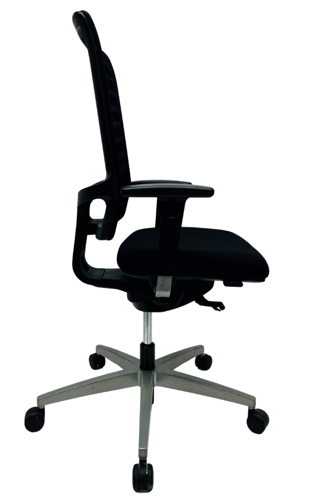 Bureaustoel Viasit Linea netrug zwart