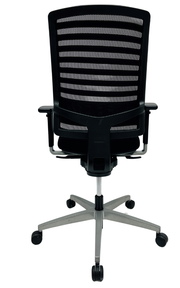 Bureaustoel Viasit Linea netrug zwart