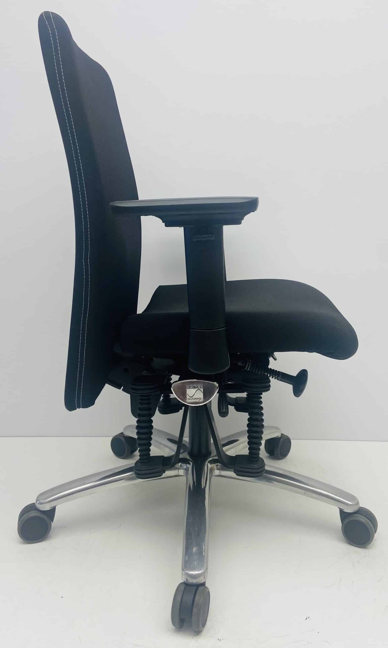 Bureaustoel Haider Bioswing zwart