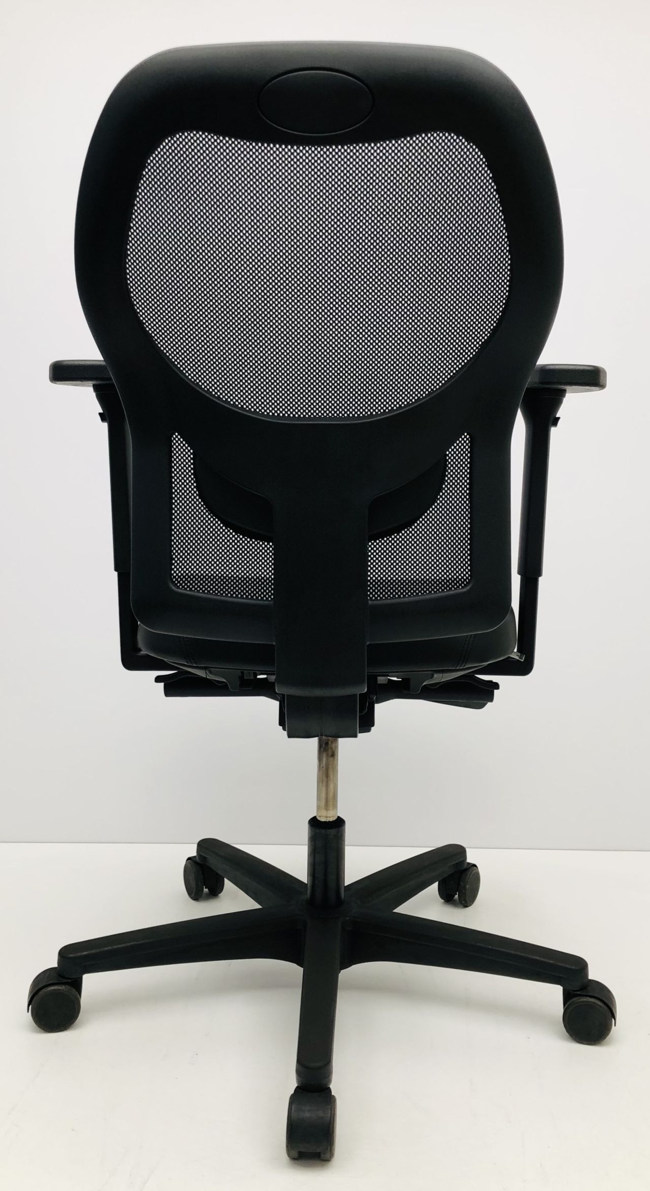 Bureaustoel Ahrend 160 zwart leer