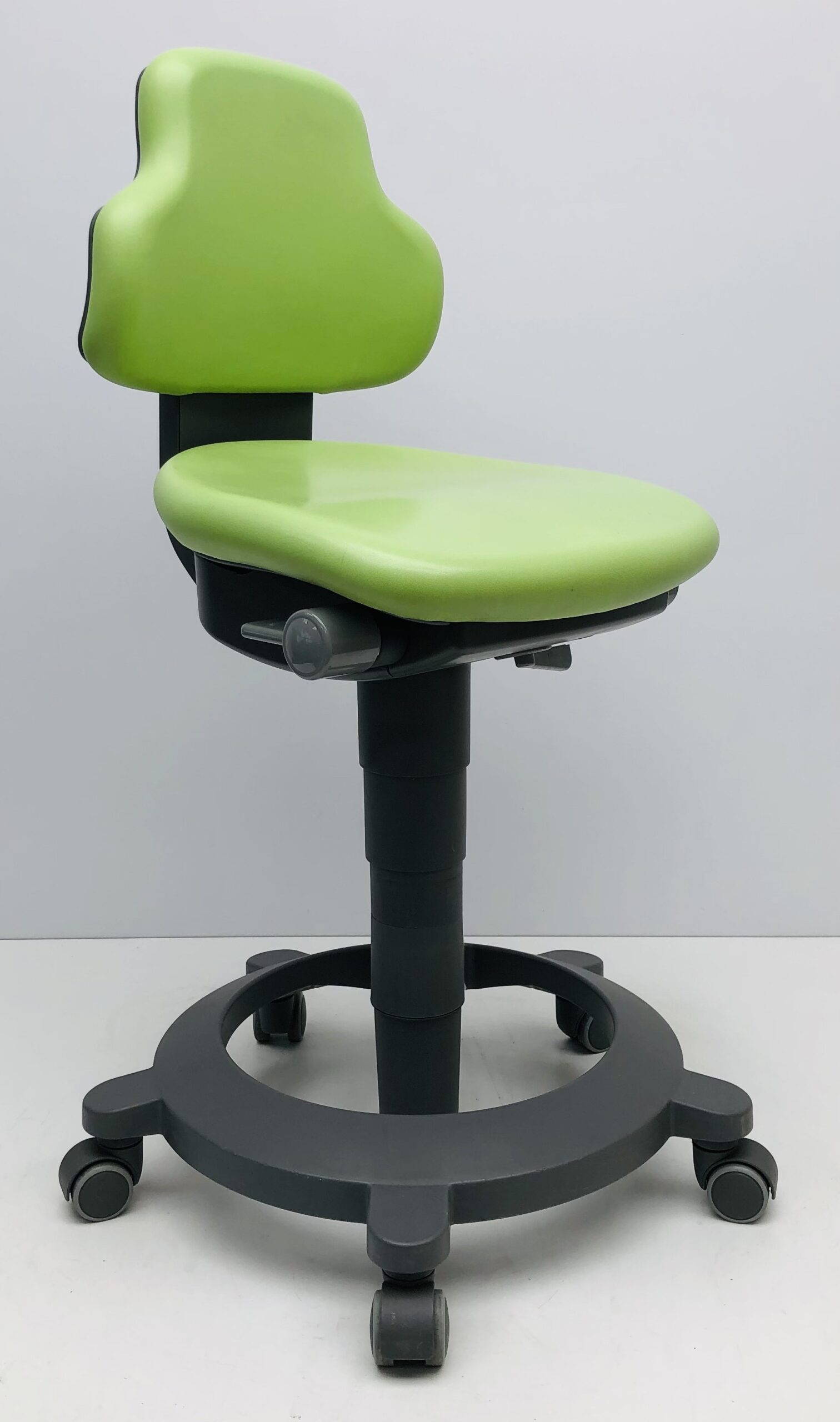 Werkstoel Sirona groen leder