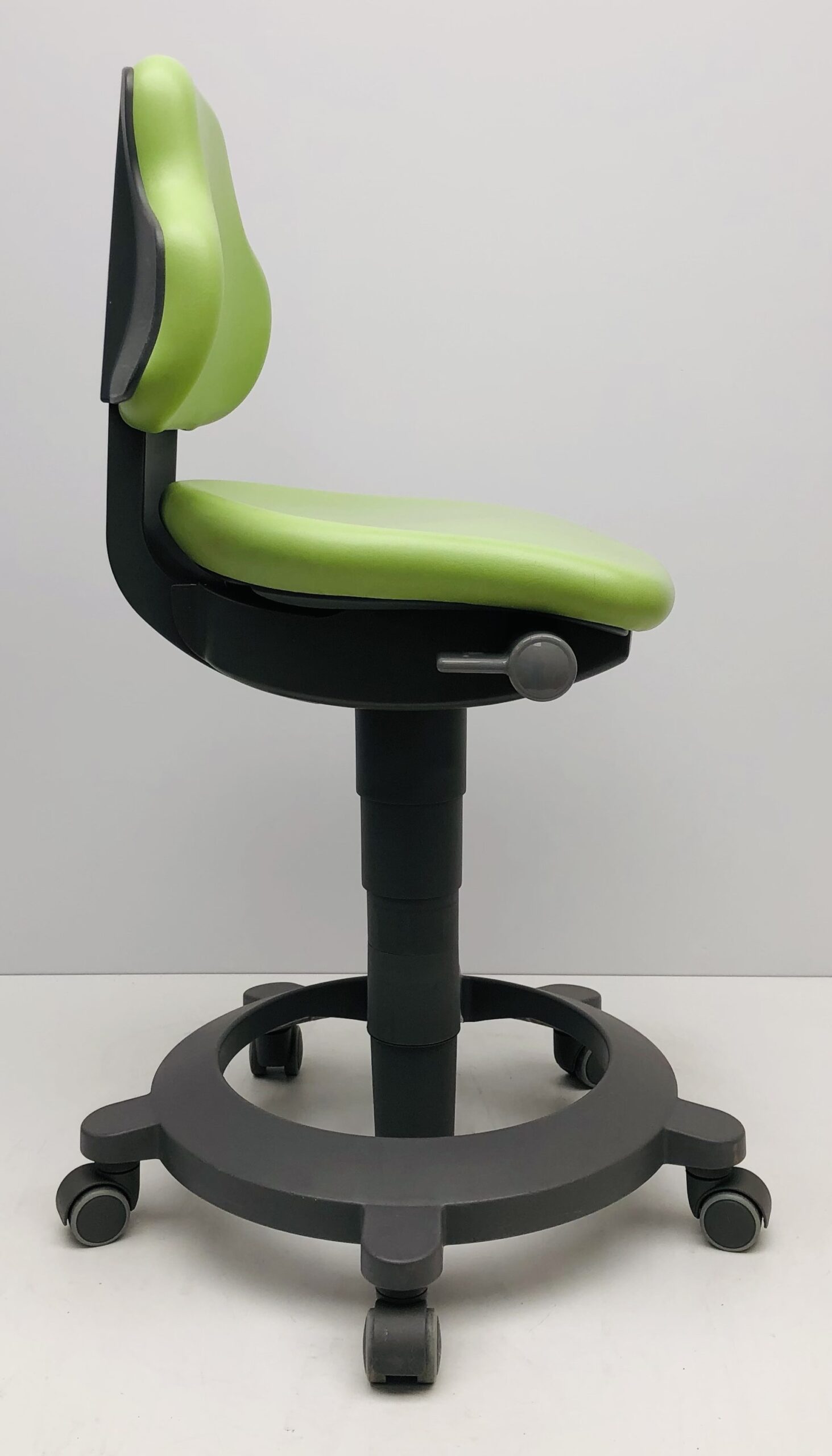 Werkstoel Sirona groen leder