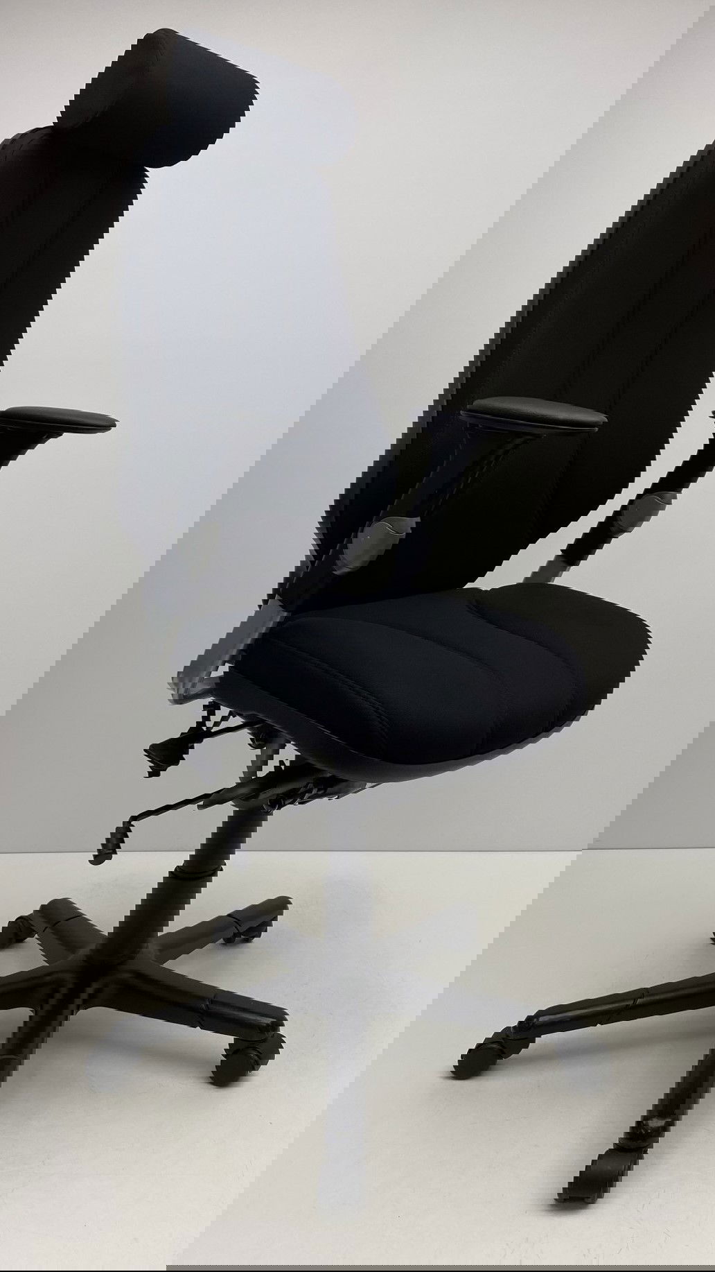 Bureaustoel RH Logic 4 zwart nieuwe stof