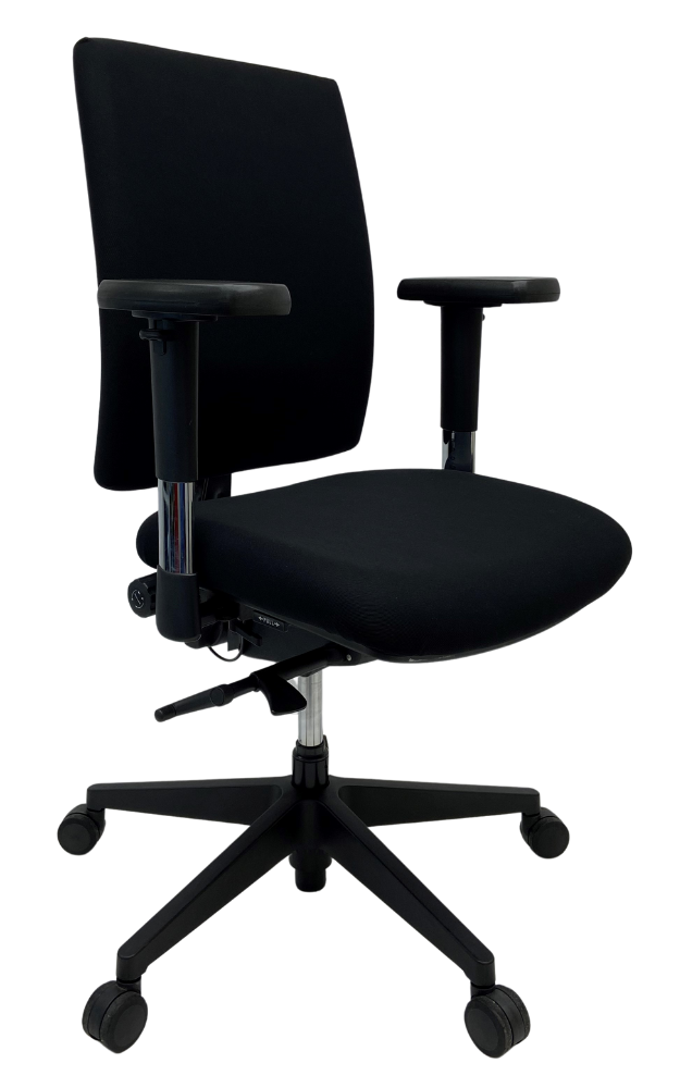 Bureaustoel Jetchair 14 NPR 3D zwart voetkruis