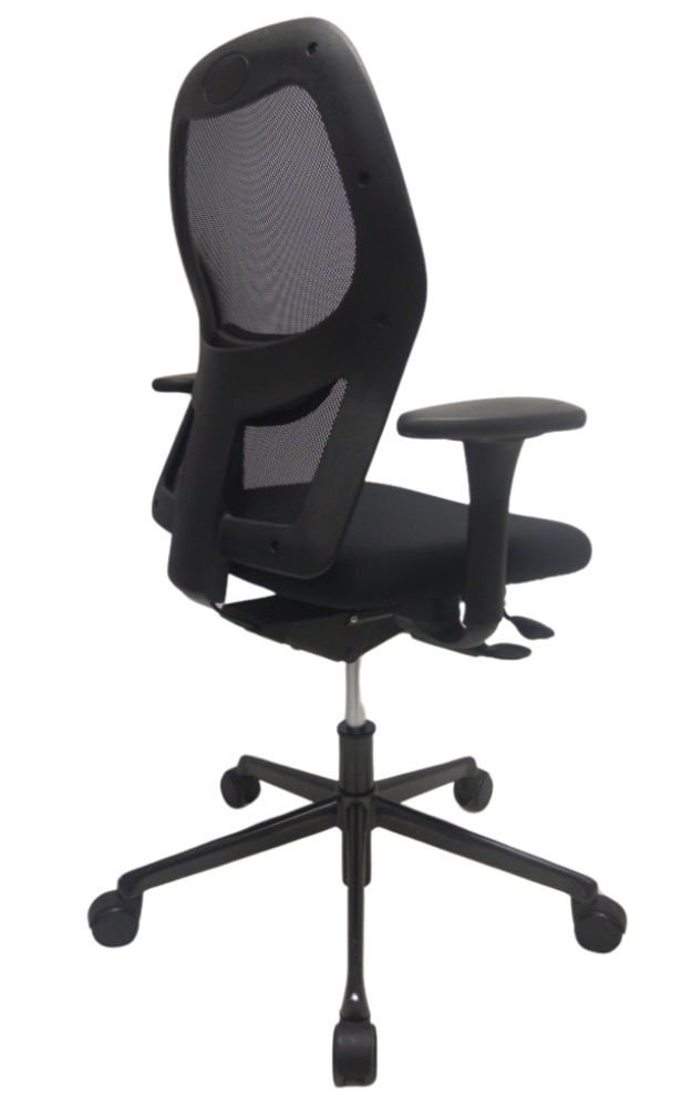 Bureaustoel Ahrend 160 zwart voetkruis