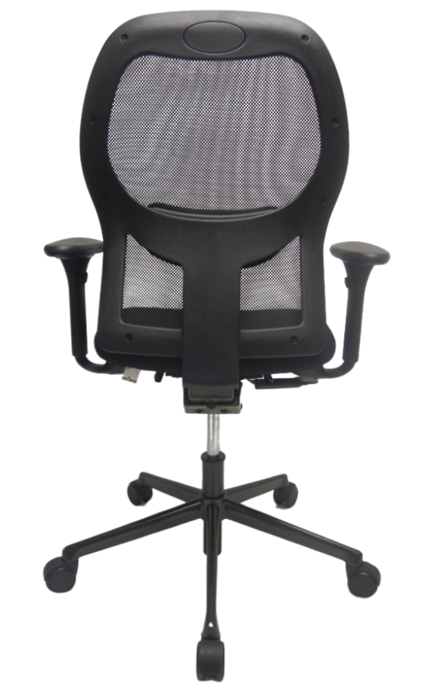 Bureaustoel Ahrend 160 zwart voetkruis