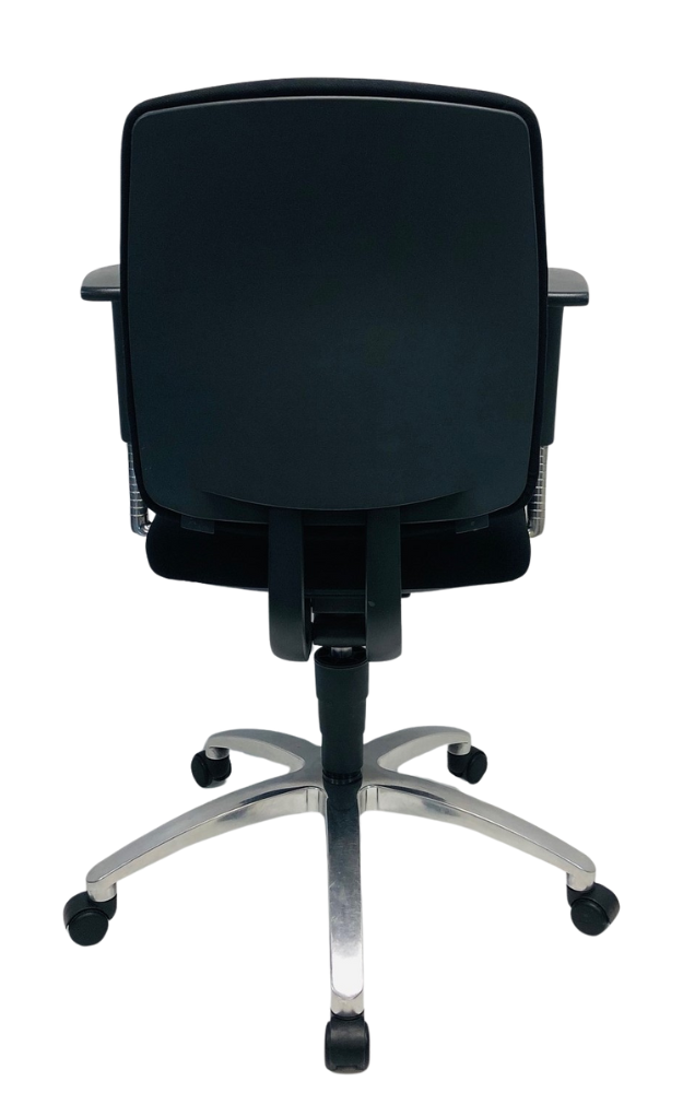 Bureaustoel Drabert Entrada chroom smalle opdekjes