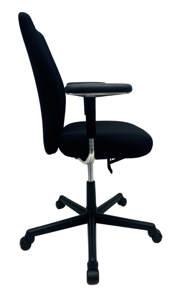 Refurbished Bureaustoel Vitra Oson C zwart voetkruis