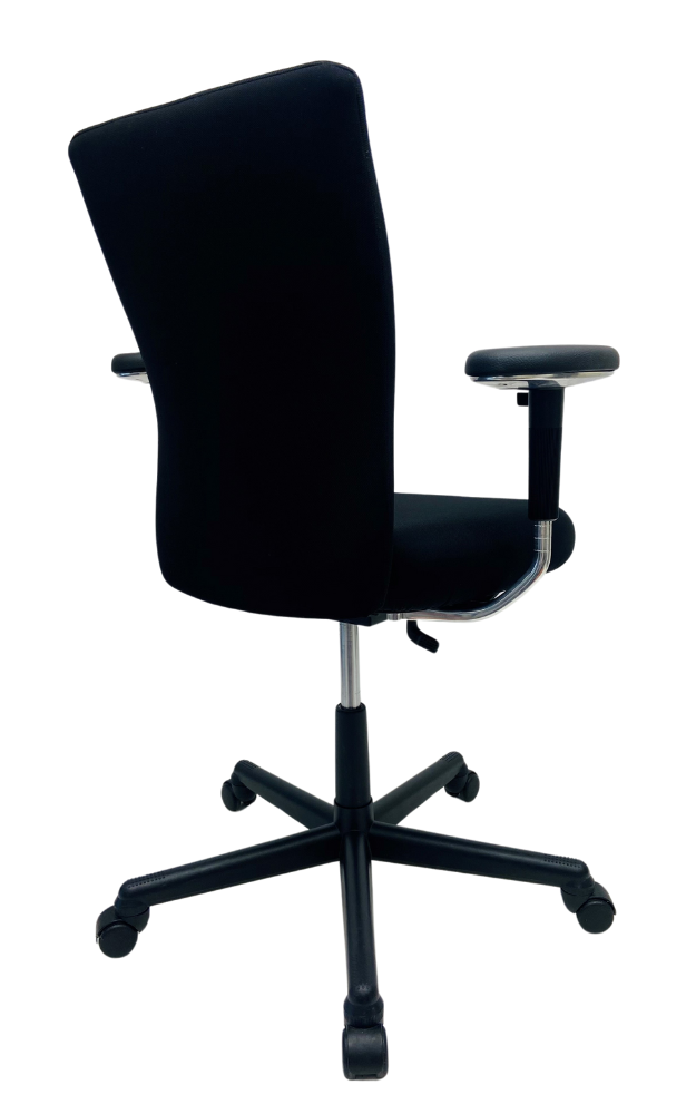 Refurbished Bureaustoel Vitra Oson C zwart voetkruis