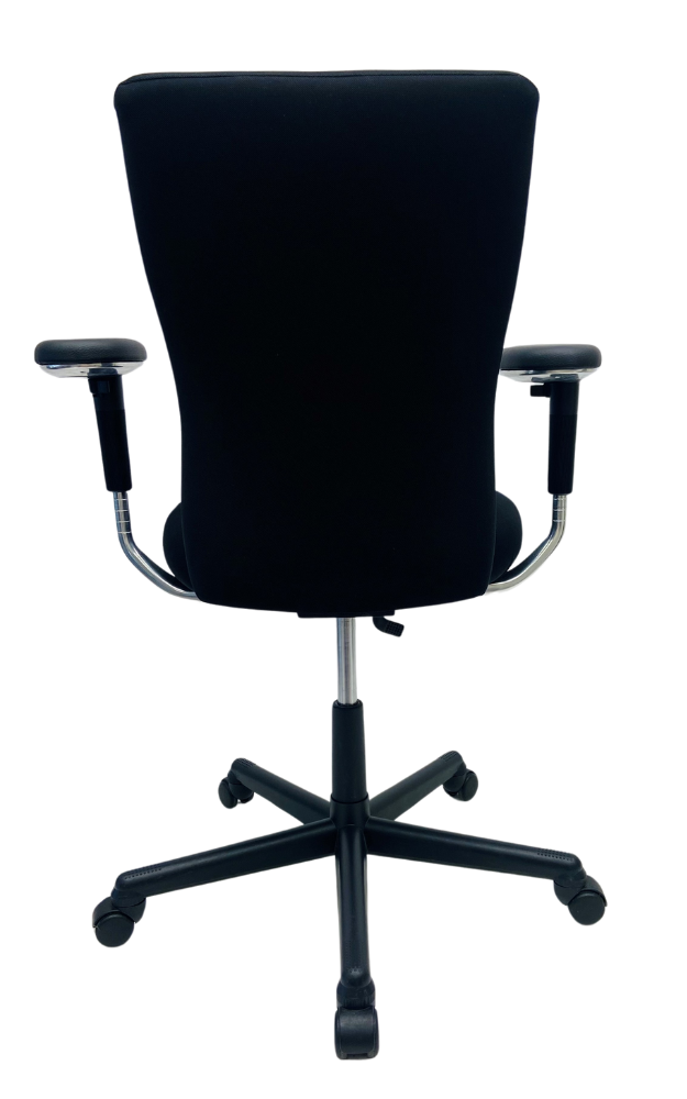 Refurbished Bureaustoel Vitra Oson C zwart voetkruis