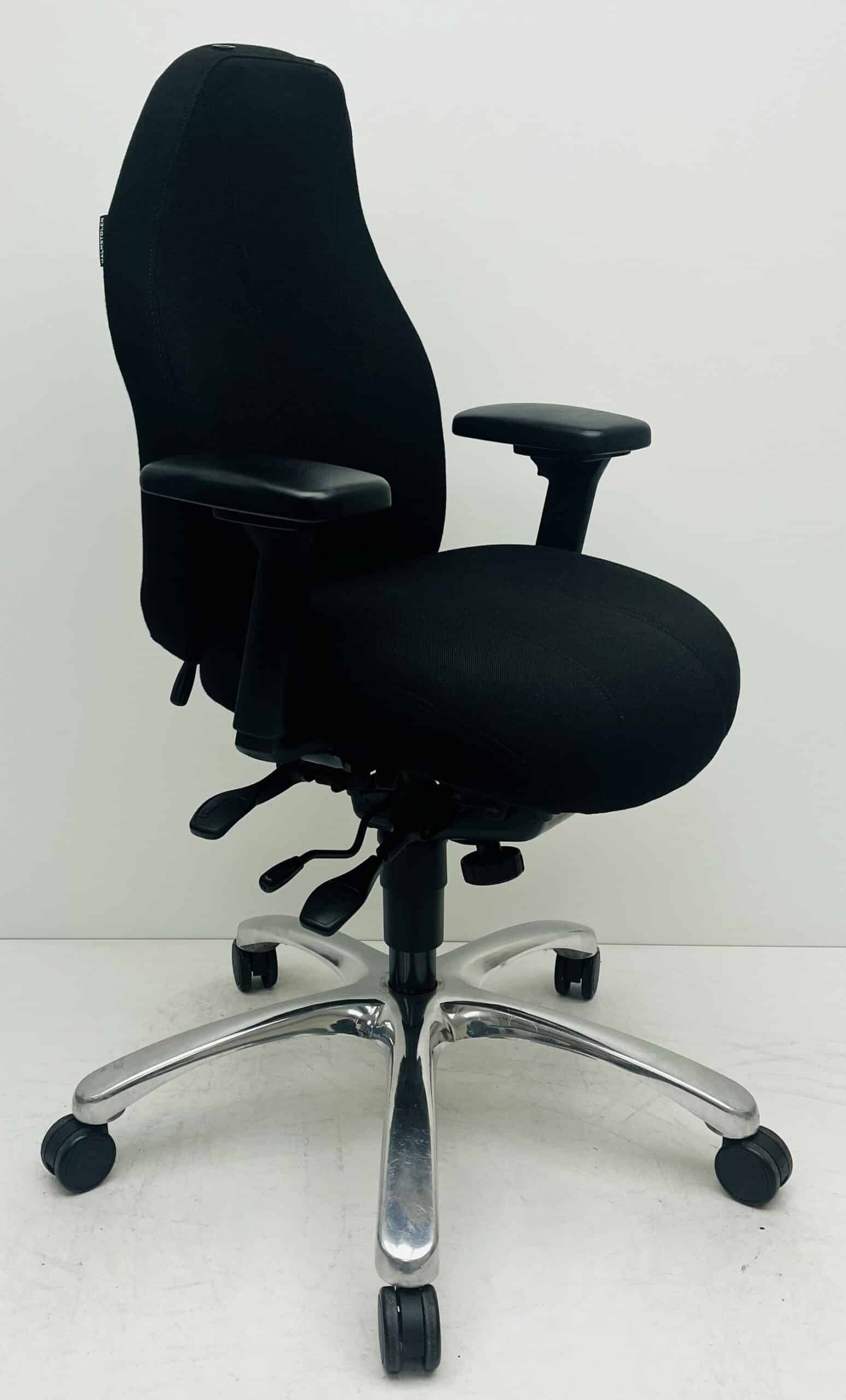 Nieuwe bureaustoel Malmstolen 7000 hög zwart chroom voetkruis