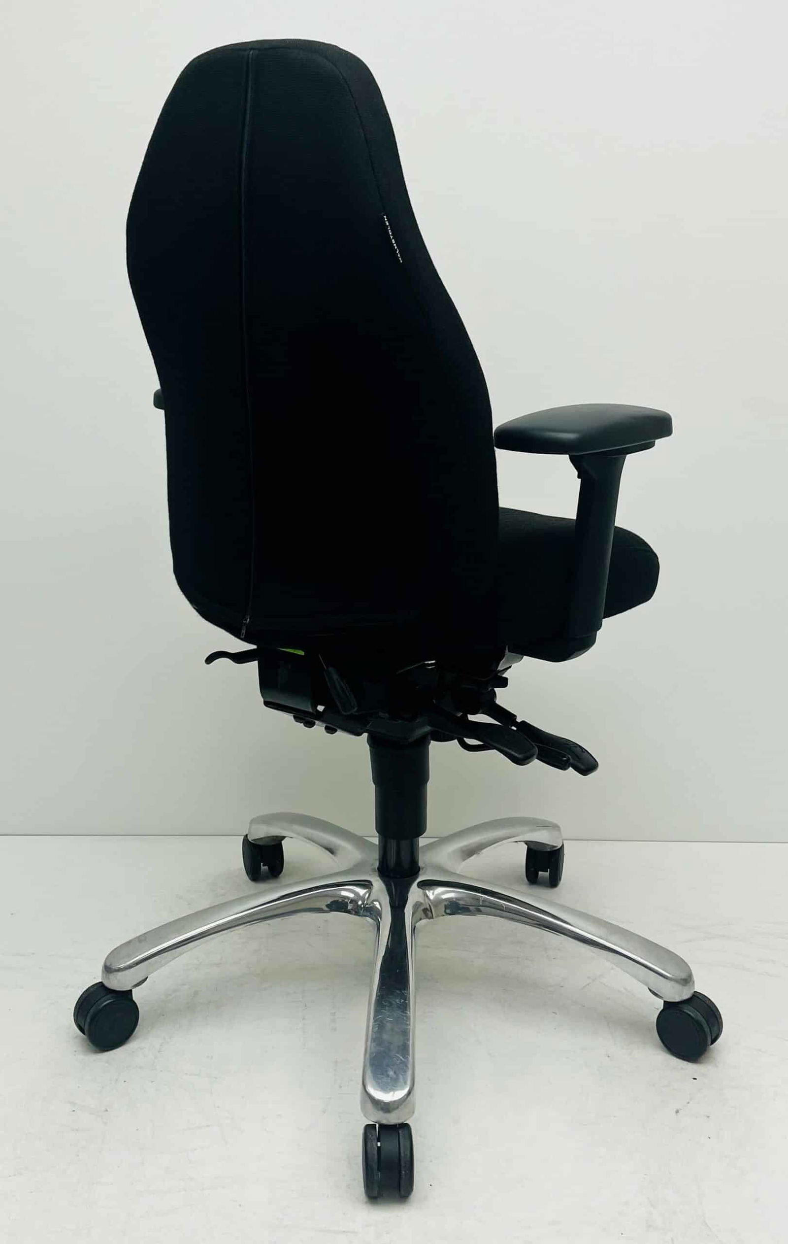 Nieuwe bureaustoel Malmstolen 7000 hög zwart chroom voetkruis