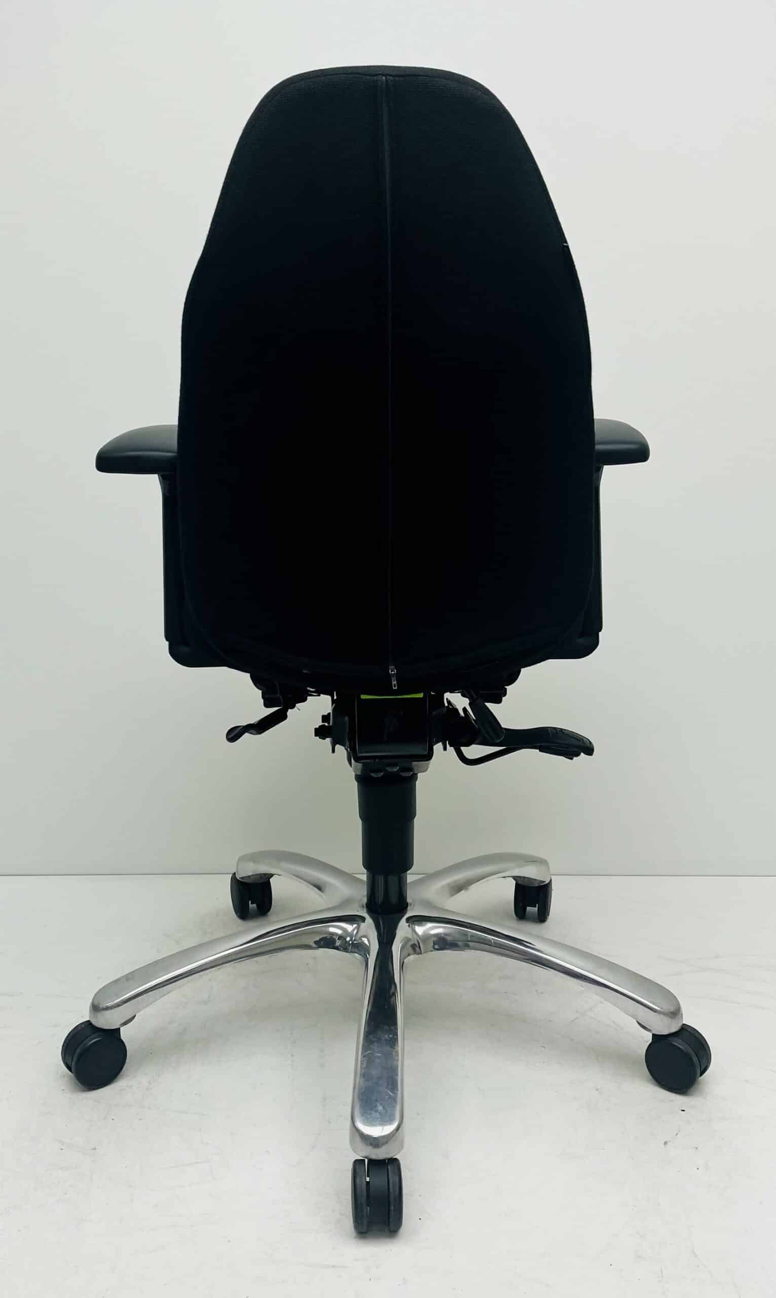 Nieuwe bureaustoel Malmstolen 7000 hög zwart chroom voetkruis