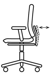 Lendensteun verstellen