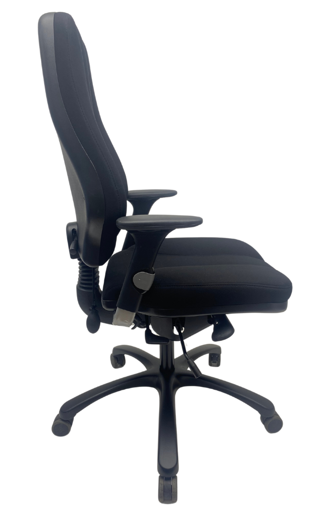 Bureaustoel RH logic 4 XXL zwart voetkruis