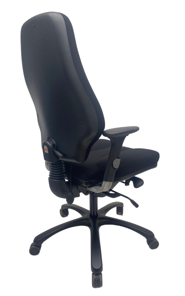 Bureaustoel RH logic 4 XXL zwart voetkruis