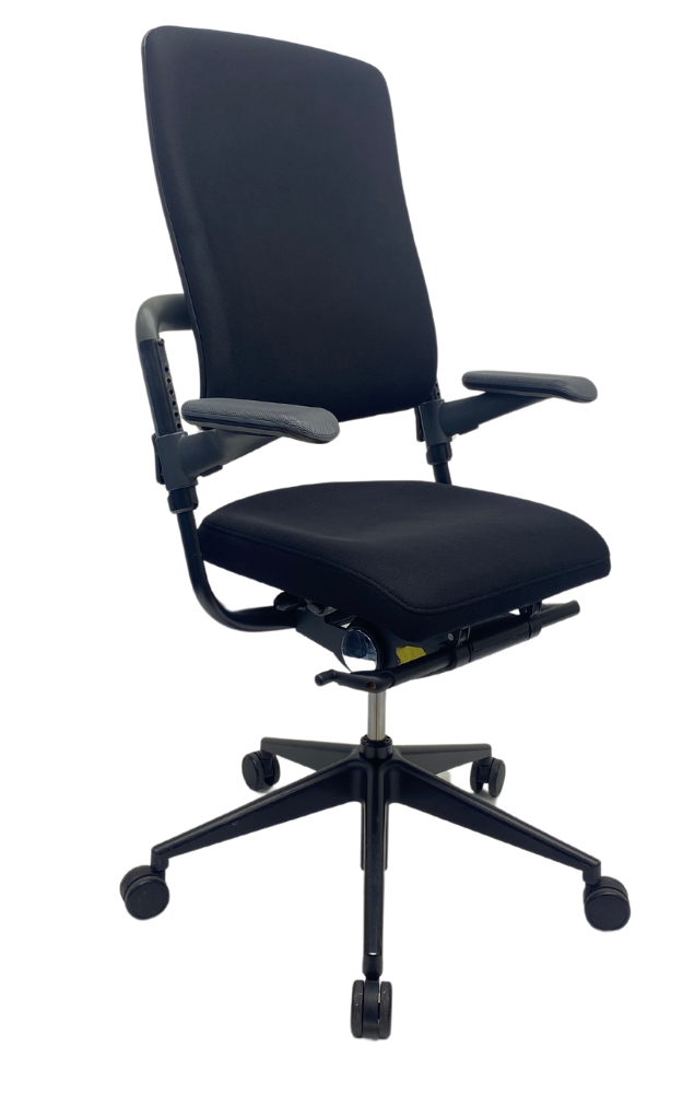 Refurbished Bureaustoel Grahl Xenium zwart voetkruis