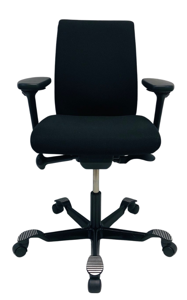 Bureaustoel HAG H05 zwart voetkruis