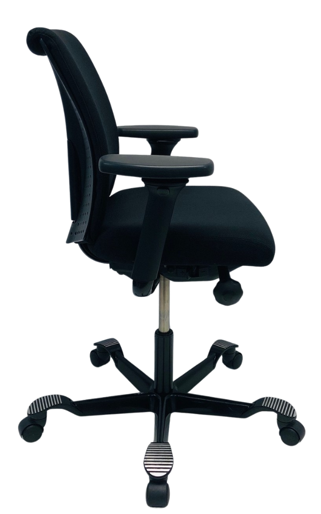 Bureaustoel HAG H05 zwart voetkruis