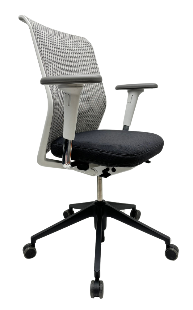 Refurbished Bureaustoel Vitra ID Mesh grijs