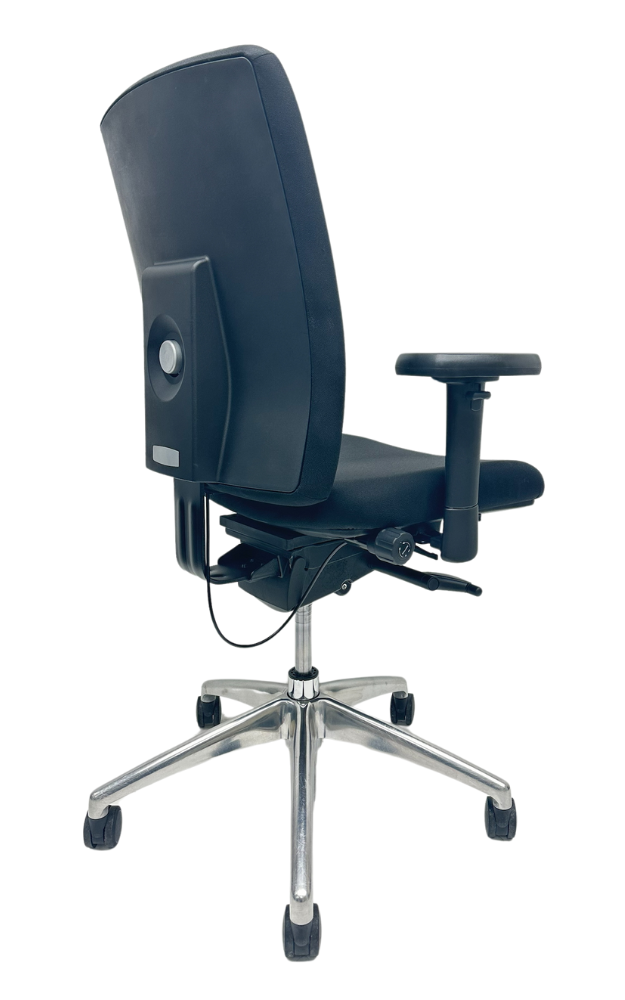 Refurbished Bureaustoel Jetchair 14 chroom voetkruis 3D armleggers