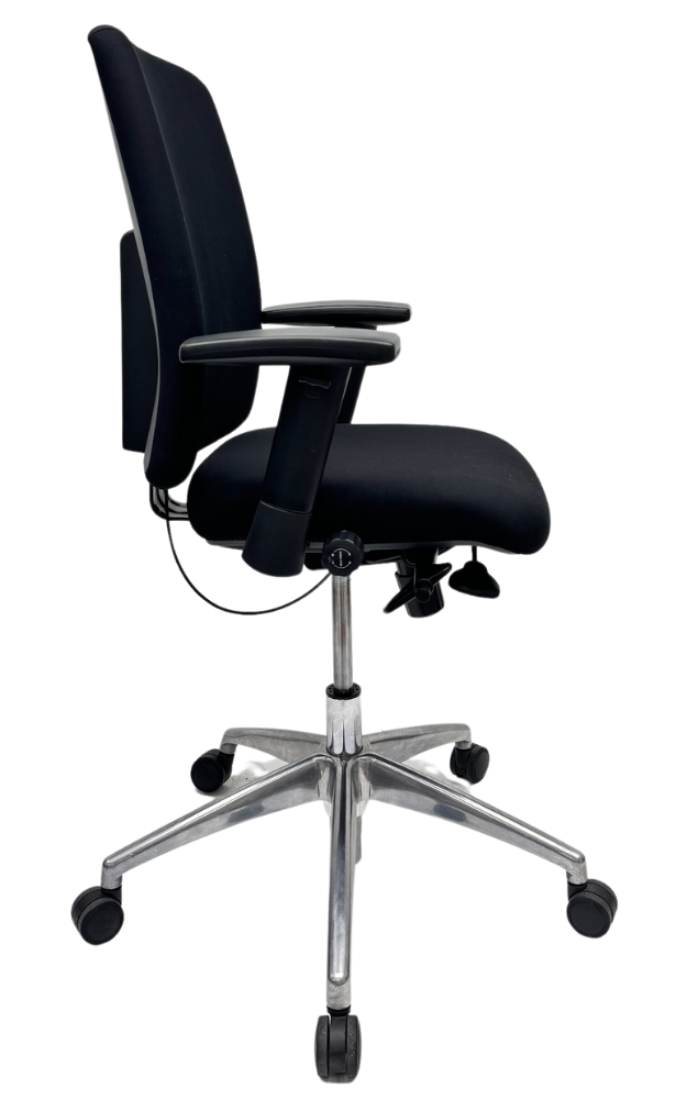 Refurbished Bureaustoel Jetchair 14 chroom voetkruis