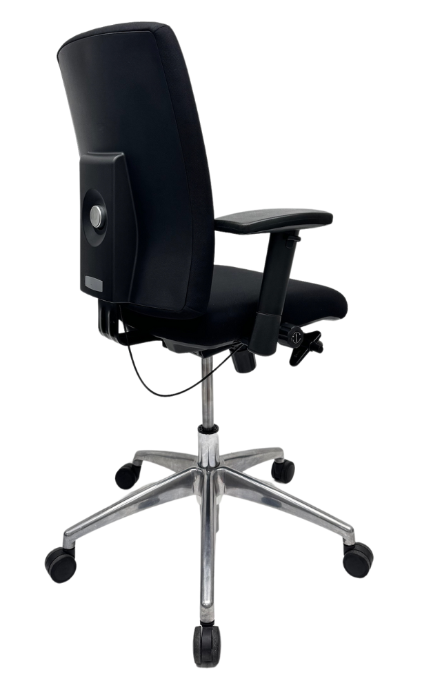 Refurbished Bureaustoel Jetchair 14 chroom voetkruis