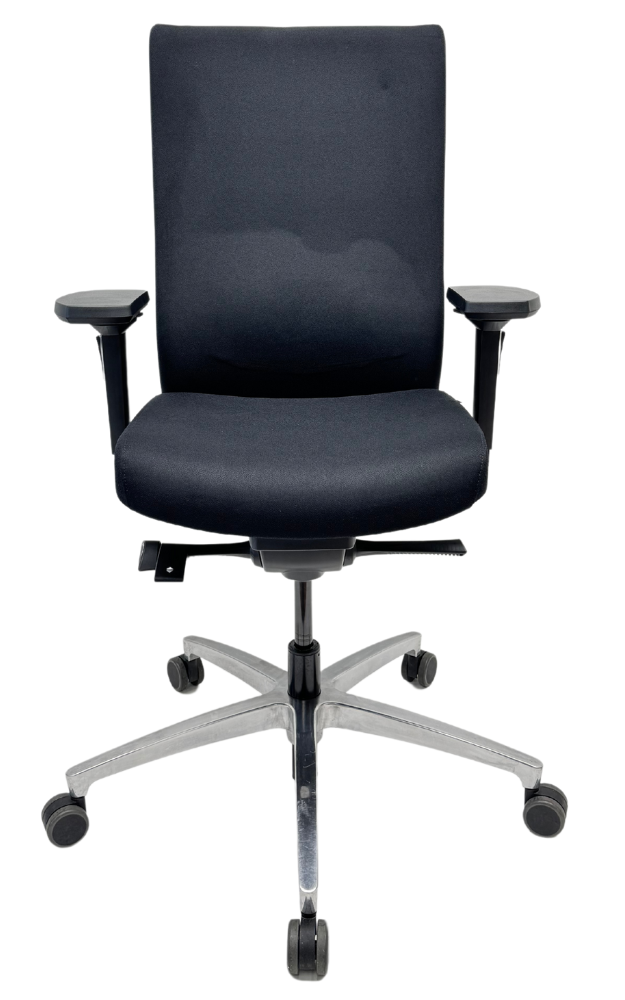 Refurbished Bureaustoel Dauphin Just chroom voetkruis