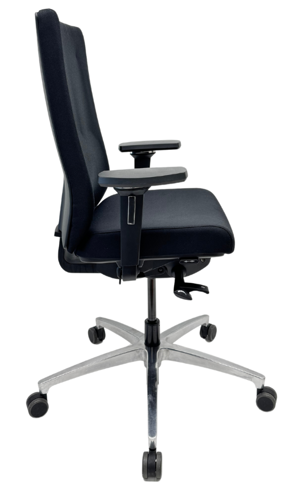 Refurbished Bureaustoel Dauphin Just chroom voetkruis