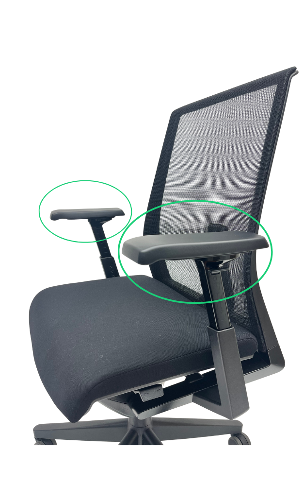 Comforto 62 armleuningen set armpads