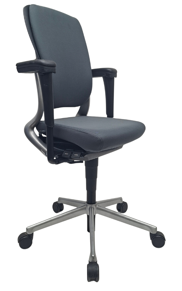 Refurbished Bureaustoel Ahrend 230 donkergrijs
