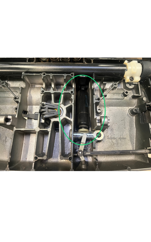 Bureaustoel gasveer rug Ahrend 230 onderstel