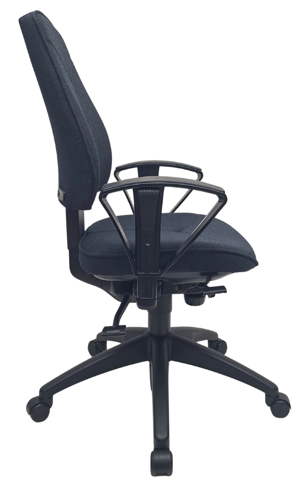 Bureaustoel Kinnarps 6000 freefloat grijs lage rug