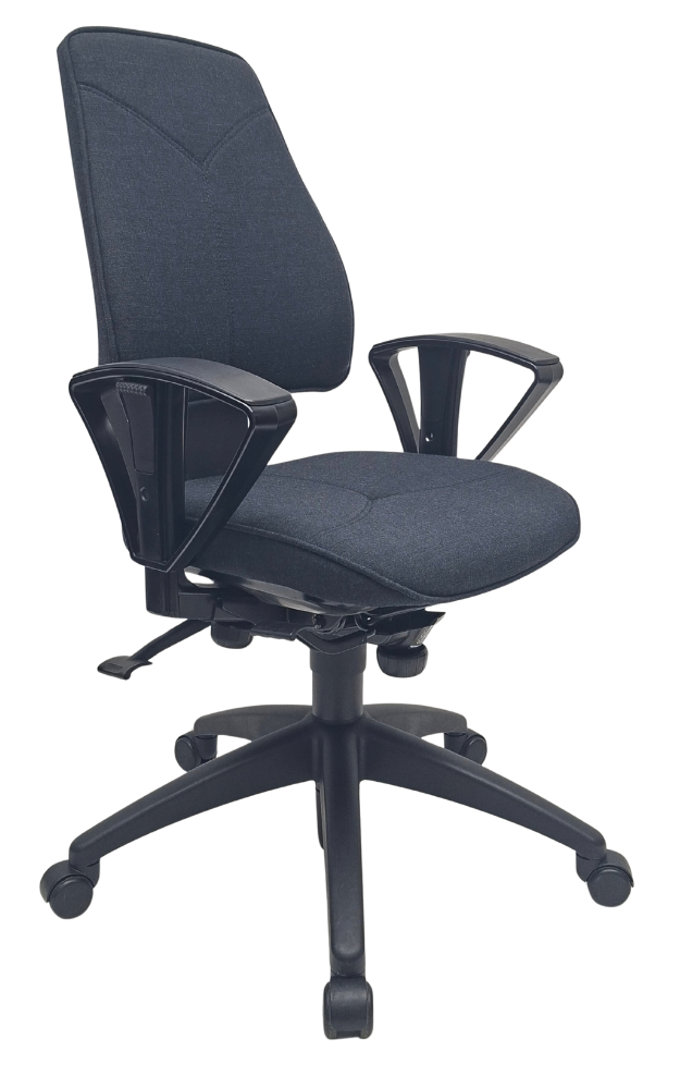Bureaustoel Kinnarps 6000 freefloat grijs lage rug