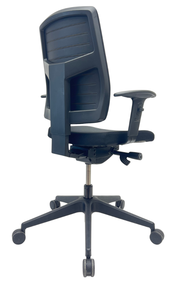 Bureaustoel Profim Raya zwart voetkruis