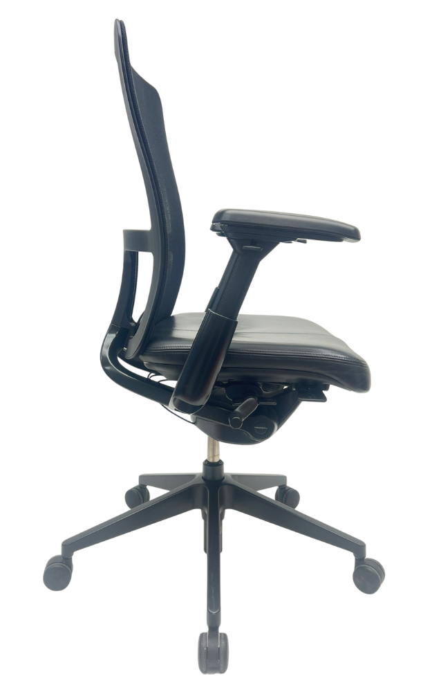 Bureaustoel Comforto 89 Zody zwart leer