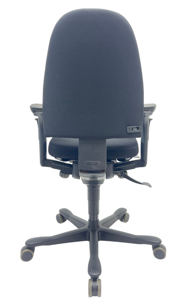 Refurbished Bureaustoel Kinnarps 6000 freefloat 4D armleggers ronde rug