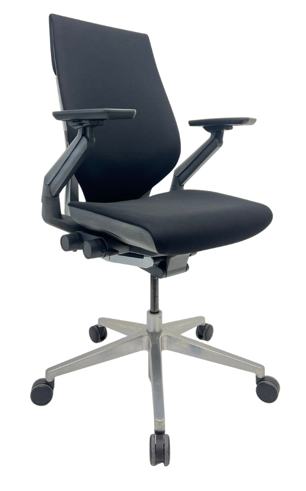 Refurbished Bureaustoel Steelcase Gesture nieuwe stof