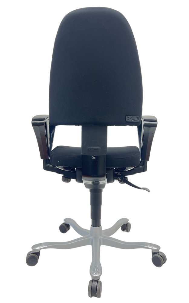 Refurbished Bureaustoel Kinnarps 6000 freefloat lichtgrijs voetkruis